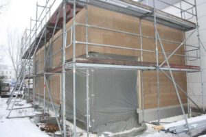 Baugeruest Werkhalle