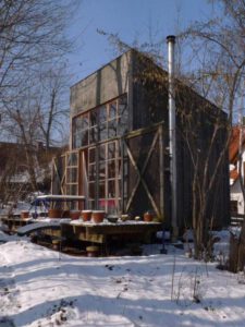 Holzhaus in Tuerkenfeld hoch