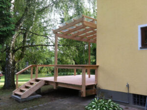 Terrasse aus Holz